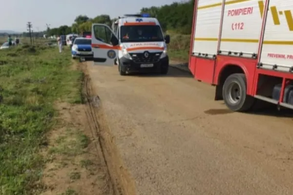 Accident rutier cu 5 victime în Vaslui, un copil de 4 ani în stare critică. A fost solicitat elicopterul SMURD