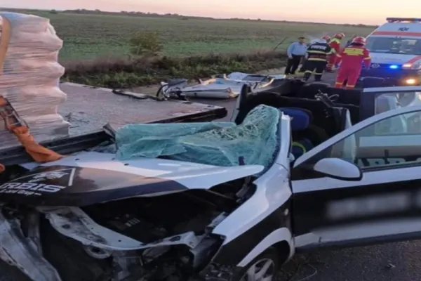 Accident teribil pe Autostrada Soarelui. Un mort și 3 răniți grav - FOTO