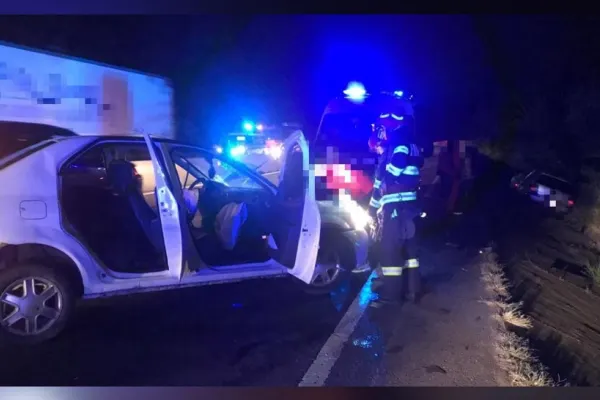Accident grav pe DN5 pe drumul spre Giurgiu. 3 persoane au ajuns la spital