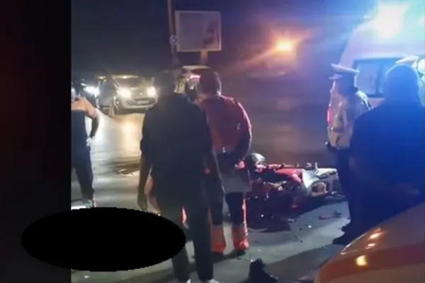 Accident îngrozitor în București! Un motociclist de 26 de ani a murit spulberat de un autoturism