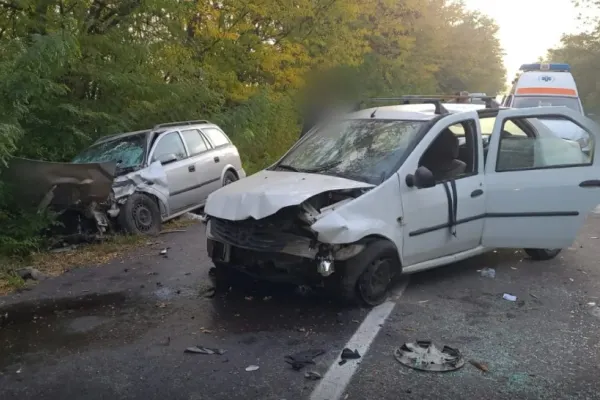 Impact devastator în Dolj: Un mort şi 7 răniţi într-un accident cumplit