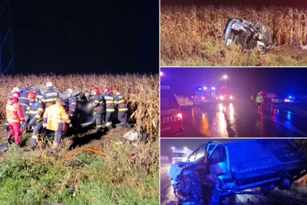 Accident grav în Neamț - Doi adulți și doi copii au murit în timp ce se întorceau de la pelerinajul de la moaștele Sfintei Parascheva