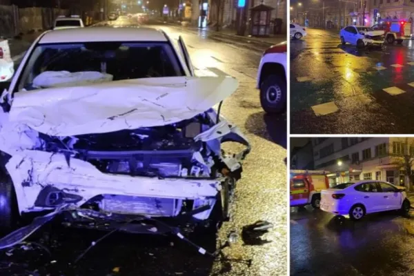 Momentul accidentului provocat de Culiță Sterp, surprins de o cameră de bord - VIDEO