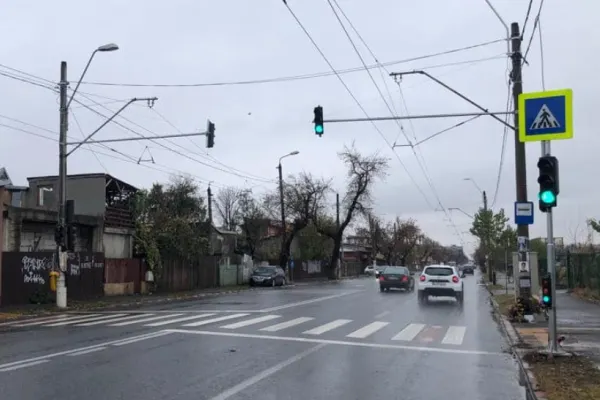 Semafor funcțional pe Șoseaua Antiaeriană din București, după săptămâni de proteste - FOTO