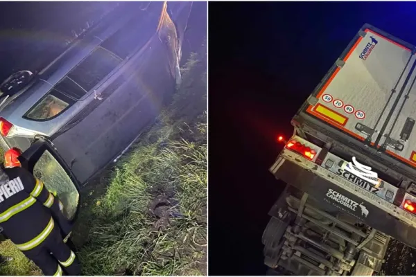 O nouă serie NEAGRĂ de accidente pe șoselele din România - Două persoane au murit, un TIR s-a răsturnat, un tânăr șofer a adormit la volan