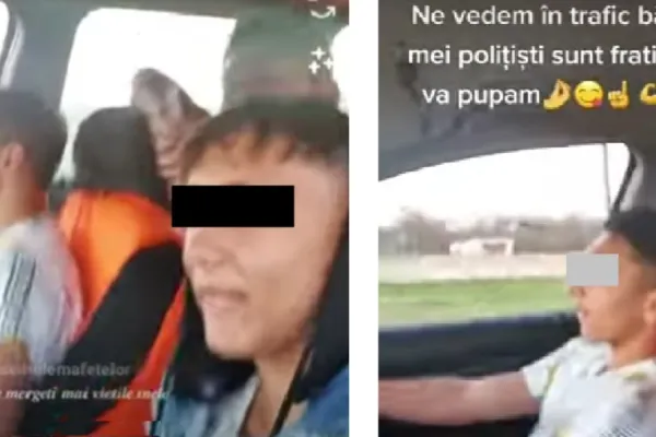 Minor din Vâlcea, provocare pe TikTok pentru polițiști: Ne vedem în trafic, băieți! - VIDEO
