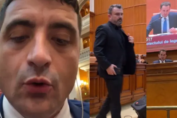 George Simion a făcut din nou scandal: "Băi slugă!", "Tu, ăla de la Galați!" Ce l-a înfuriat pe liderul AUR - VIDEO