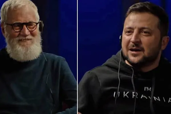 Zelenski nu și-a pierdut umorul în războiul dur din Ucraina: Râde copios de Putin, într-un dialog spumos cu David Letterman - VIDEO