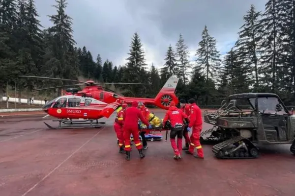 Braşov: Adolescentă rănită grav în urma unui accident în Masivul Postăvaru - S-a cerut intervenția elicopterului SMURD