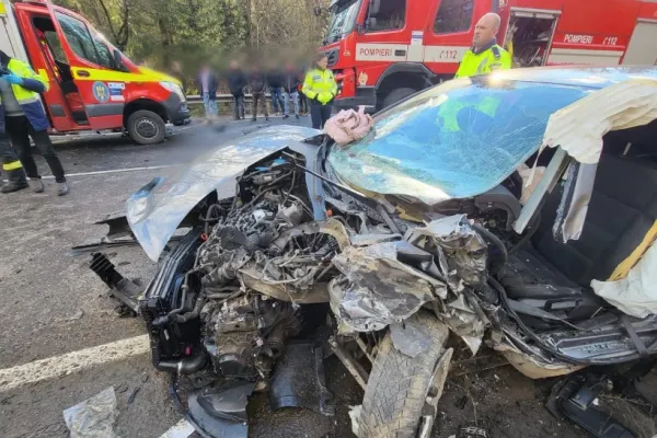 Accident teribil în județul Suceava, 8 persoane rănite au ajuns la spital
