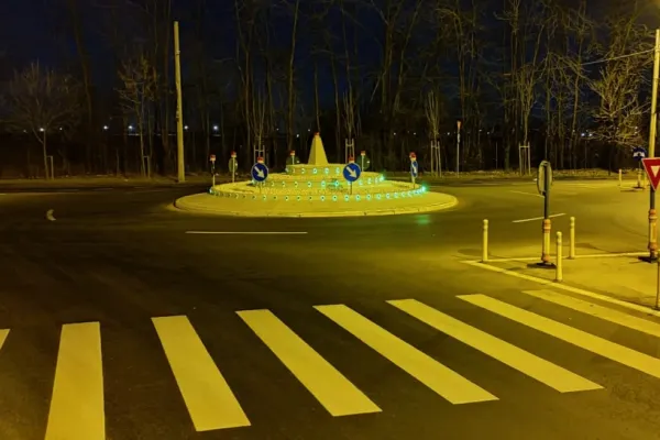 Două sensuri giratorii modulare, amplasate în Capitală pentru fluidizarea traficului. Anunțul lui Nicușor Dan