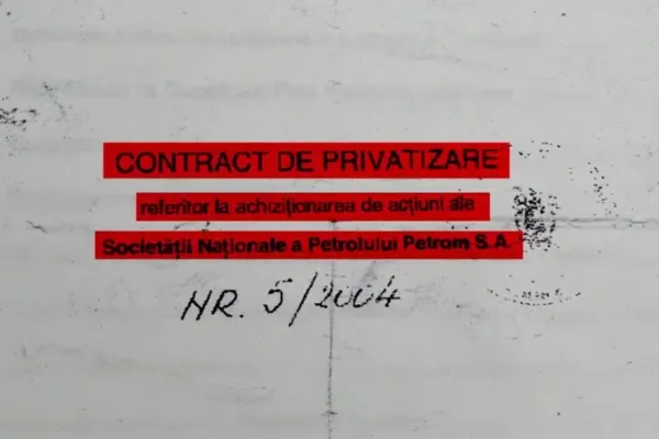 Realitatea PLUS face public contractul de privatizare a PETROM - cum s-au pus românii în genunchi în fața austriecilor. Ediție explozivă Culisele statului paralel, duminică, ora 21