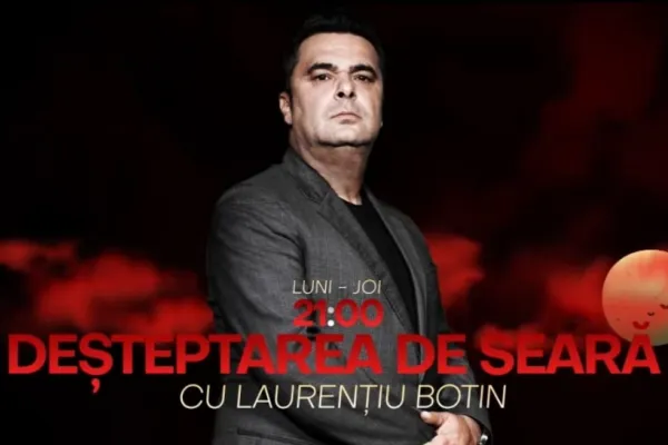 Realitatea STAR s-a lansat. "Deșteptarea de seară", cu Laurențiu Botin, de la ora 21! De luni până joi