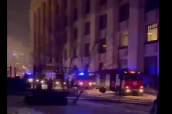 Incendiu în Ministerul rus de Externe: pompierii din Moscova au intervenit de urgență