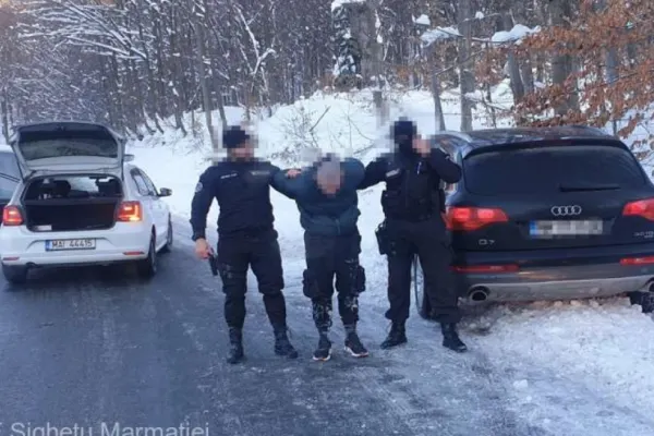 Un șofer ucrainean, oprit cu focuri de armă de polițiștii din România. Ce au descoperit oamenii legii