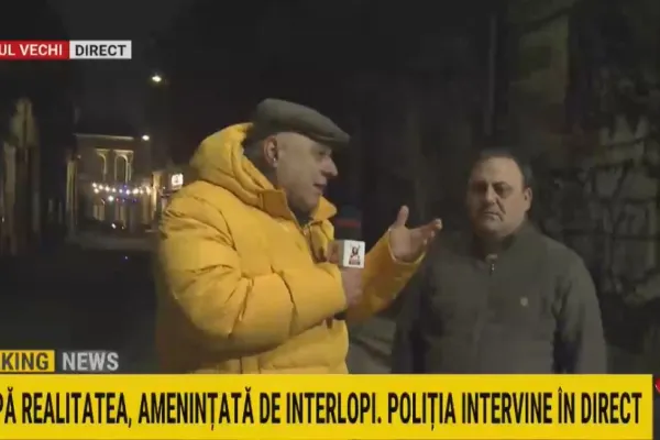 Situație halucinantă în Centrul Vechi al Capitalei - Intervenție a Poliției după o sesizare a echipei Realitatea PLUS (VIDEO)