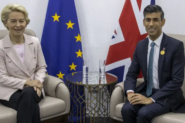 Moment crucial pentru Marea Britanie și UE. Ursula von der Leyen și premierul Sunak, față în față, pentru un Acord post-BREXIT