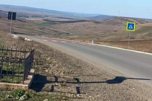 Dorel a făcut o trecere de pietoni în mijlocul unui câmp. Ce spun autoritățile locale
