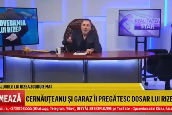 Percheziții la domiciliul lui Rizea și studioul TV Realitatea Star, după dezvăluiri bombă. Apelul jurnalistului către premier: „Nu permiteți transformarea Moldovei în stat polițienesc”