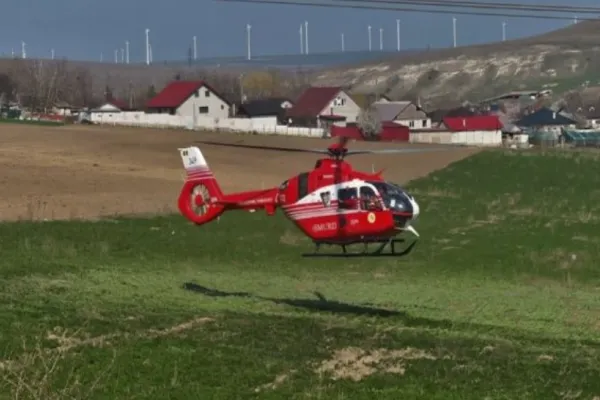 Accident grav în Constanța - Intervine elicopterul SMURD
