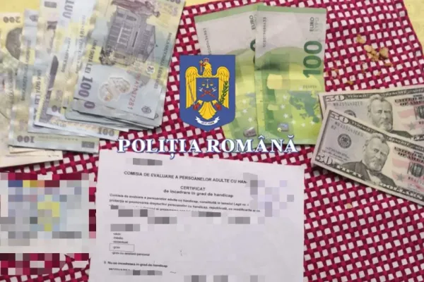 Escrocherii cu certificate de handicap, pentru a primi pensie! Polițiștii au descoperit o adevărată rețea bine pusă la punct