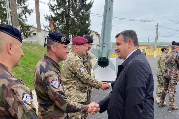Eugen Tomac, la Grupul de Luptă de la Cincu și în Republica Moldova: „Sper ca românii să înțeleagă cât de importantă e umbrela de securitate NATO”