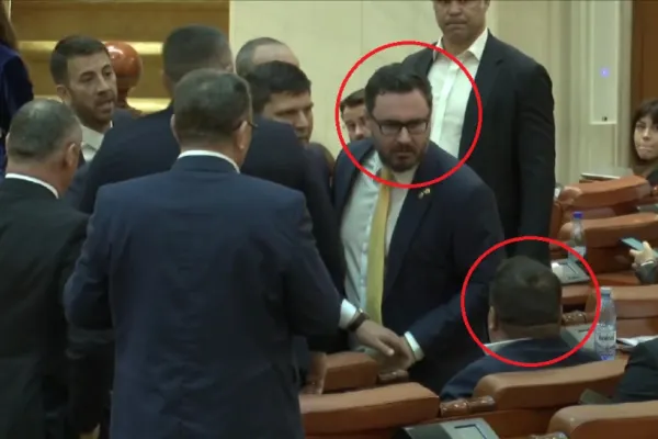 Scandal monstru în Parlament. 2 deputați de la AUR și PSD și-au aruncat cuvinte grele - VIDEO