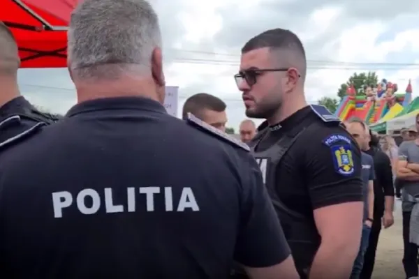 Activist bătut de față cu polițiștii, la Buzău! Bărbatul a reclamat comercianții care nu dau bon fiscal