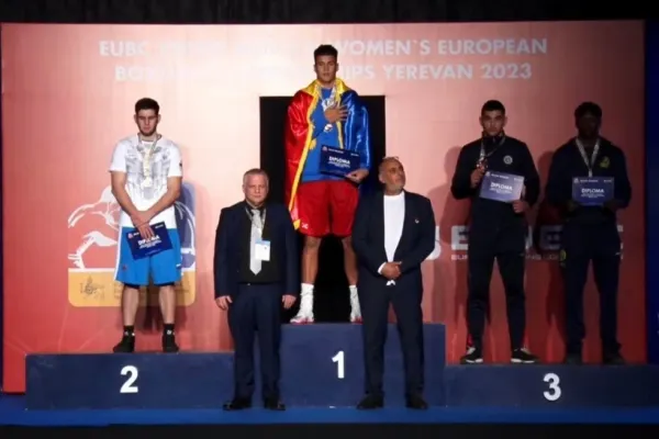 Aur pentru boxul românesc, în Armenia. Pugilistul Florin Ioniță s-a clasat pe locul 1 la categoria 92 kg