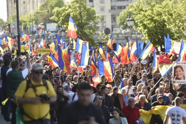 Încă 30 de amenzi date de jandarmi după mitingul AUR de la Parlament - S-au adunat 117 sancțiuni contravenționale