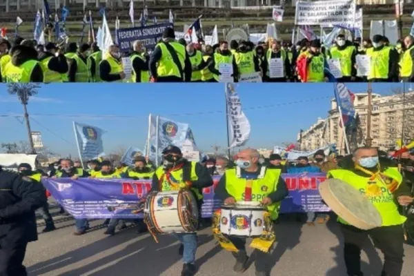 Polițiștii protestează în Parcul Izvor - 3 zile de foc pentru Guvern: Oamenii legii cer scoaterea pensiilor speciale din PNRR și creșterea sporurilor
