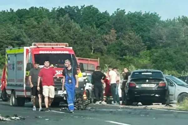 Grav accident rutier pe Centura de Nord a Craiovei! Două persoane au ajuns la spital