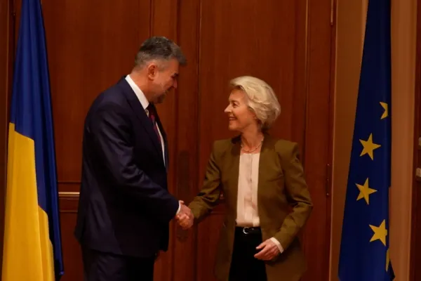 Marcel Ciolacu, întrevedere cu Ursula von der Leyen: „Am solicitat intensificarea eforturilor comune pentru aderarea la Schengen”