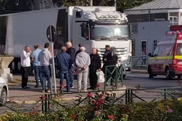 Accident foarte grav în Buftea: Un bărbat de 60 de ani, ucis pe trecerea de pietoni de un TIR - A fost târât câțiva metri pe DN1A