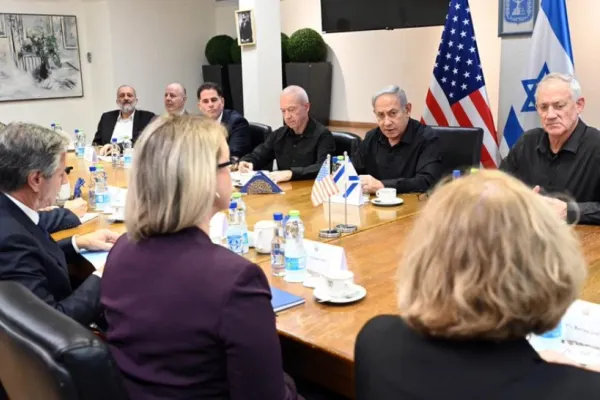 Secretarul de stat al SUA Antony Blinken și prim-ministrul israelian s-au adăpostit într-un buncăr - Sirenele aeriene au sunat la Tel Aviv
