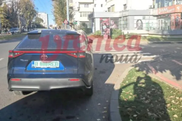 Familia Buzatu continuă să sfideze legea! Fiul fostul președinte CJ Vaslui și-a parcat mașina la un metru de trecerea de pietoni