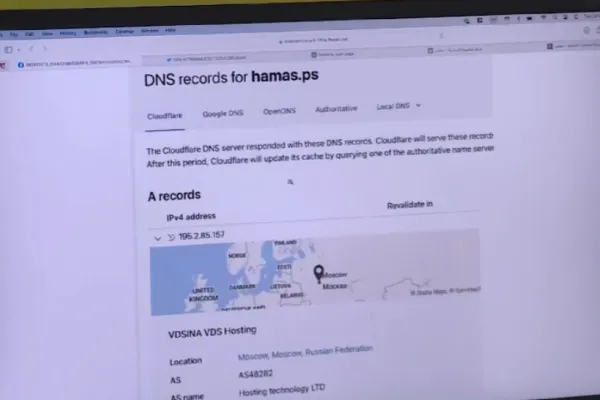 Dezvăluiri incendiare: Paginile de internet ale Hamas, găzduite de Moscova