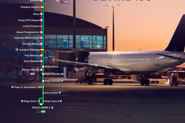 Linia 783 devine 100 și reduce timpul de călătorie spre aeroport - Anunțul lui Nicușor Dan