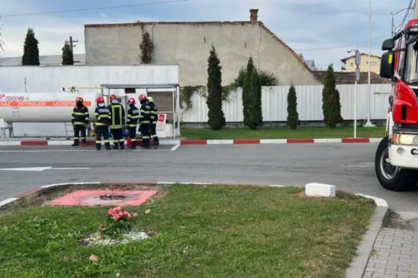 Alertă la o stație GPL din Cluj, în urma scurgerilor de carburant: pericol de explozie