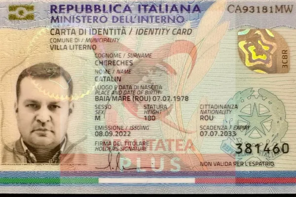 Cherecheș avea asupra lui carte de identitate din Italia și importante sume de bani. Imagini în EXCLUSIVITATE