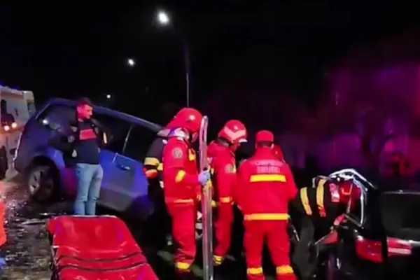 Accident cu șase victime, în Timiș, între care 4 sunt copii VIDEO