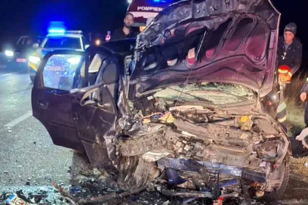 Un nou accident grav pe "drumul morții": 7 victime, după un impact violent
