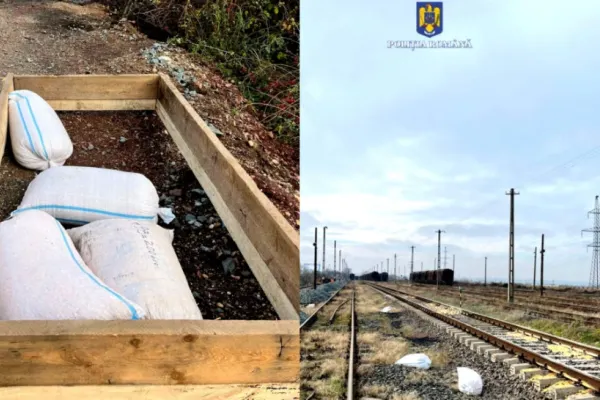 Hoții au pus ochii și pe cerealele care vin din Ucraina. 5 angajați CFR, prinși când „operau” vagoanele în Gara Larga