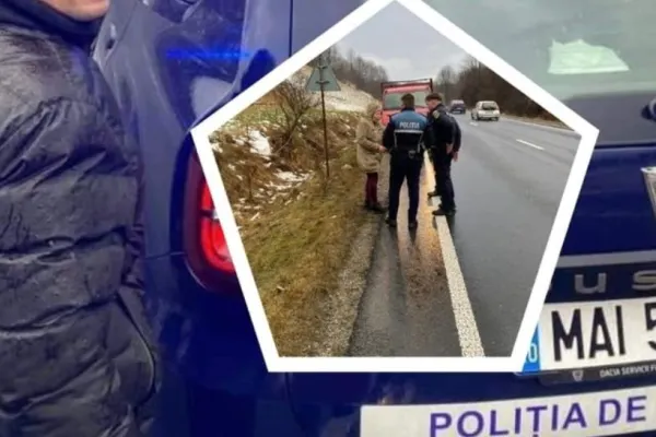 Drama unei femei însărcinate aruncată din mașină de soțul său. Polițiștii au găsit-o căzută pe marginea drumului, în frig