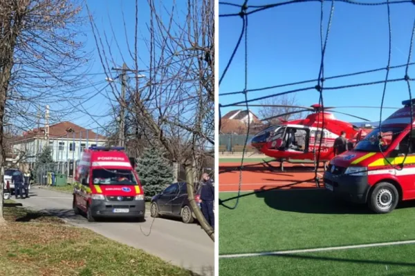 Un şofer a făcut atac de cord și a murit, după ce a acroșat un pieton