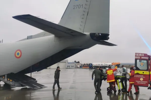 Pacient minor, transportat în Italia cu o aeronavă militară. Anunțul MApN