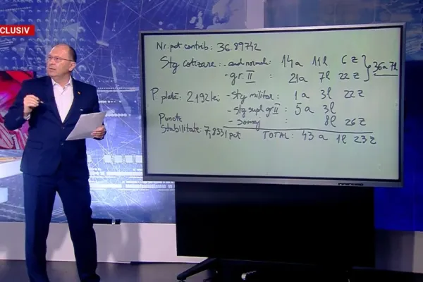 Șeful Casei de Pensii a făcut calculele. Câți bani primește în plus un șofer care a lucrat 37 de ani? - VIDEO