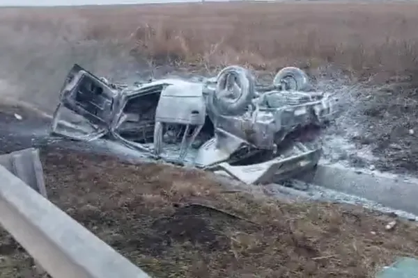 Sfârșit GROAZNIC pentru un șofer din Deveselu. A fost carbonizat în propriul autoturism, după un accident - VIDEO
