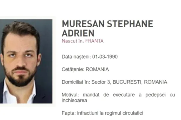 Fiul omului de afaceri Sever Mureșan, condamnat la închisoare și dat în urmărire, s-a predat la Paris