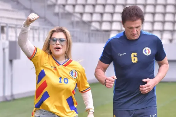 Loredana Groza - show la antrenamentul Generației de Aur. Cântăreața a făcut furori